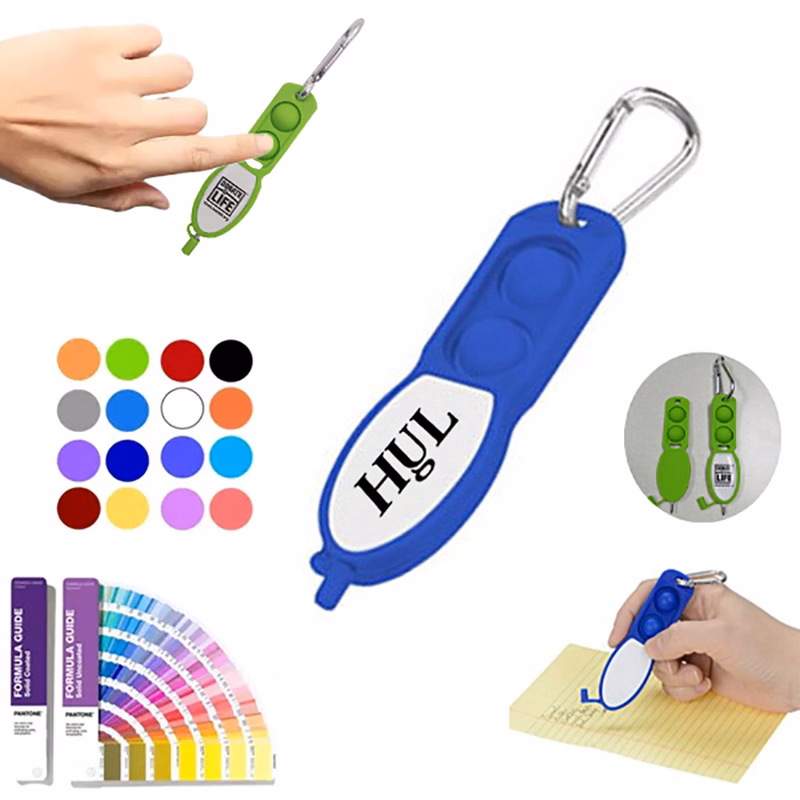 Push Pop Fidget Pen Keychain