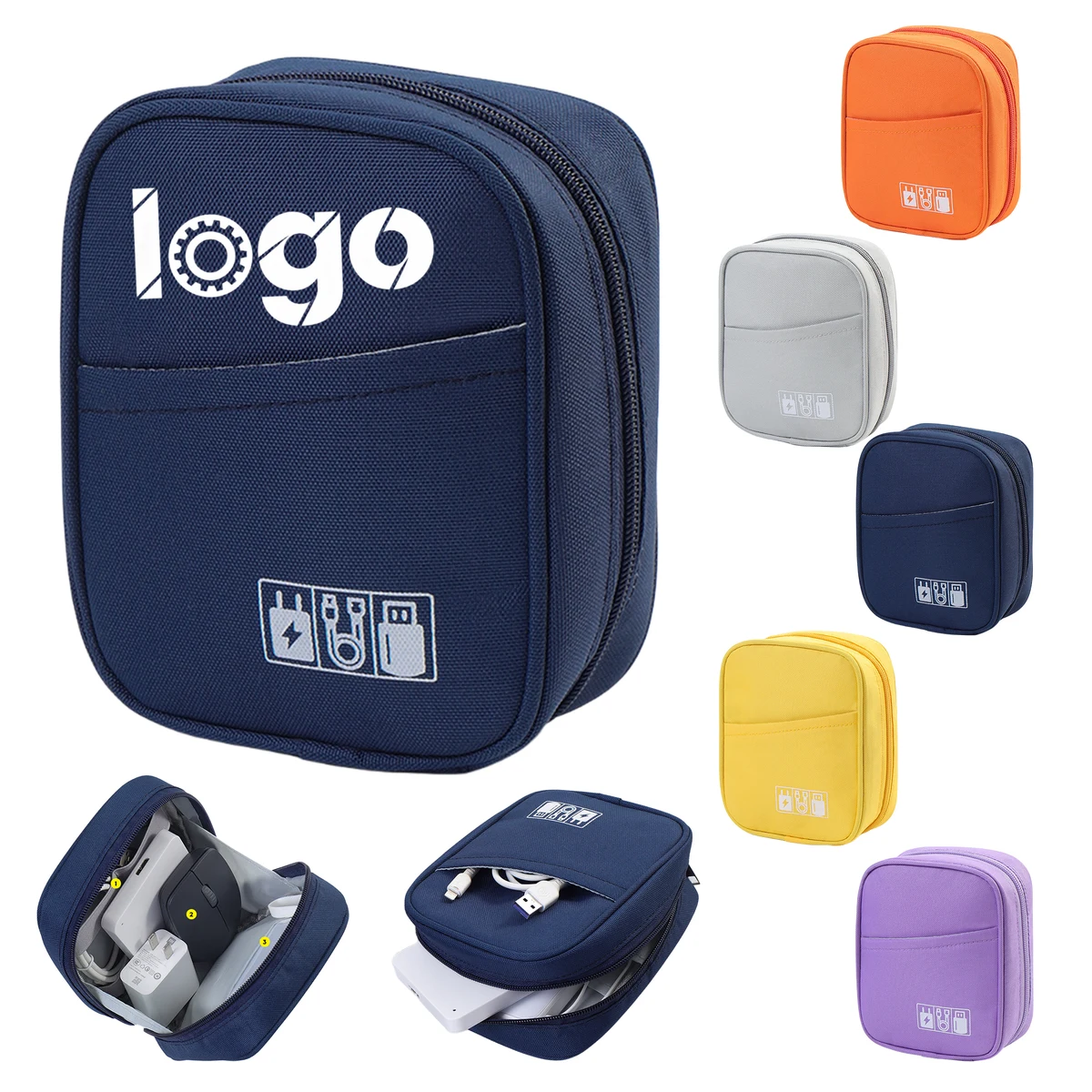 Colorful Digital Accessories Storage Bag 1