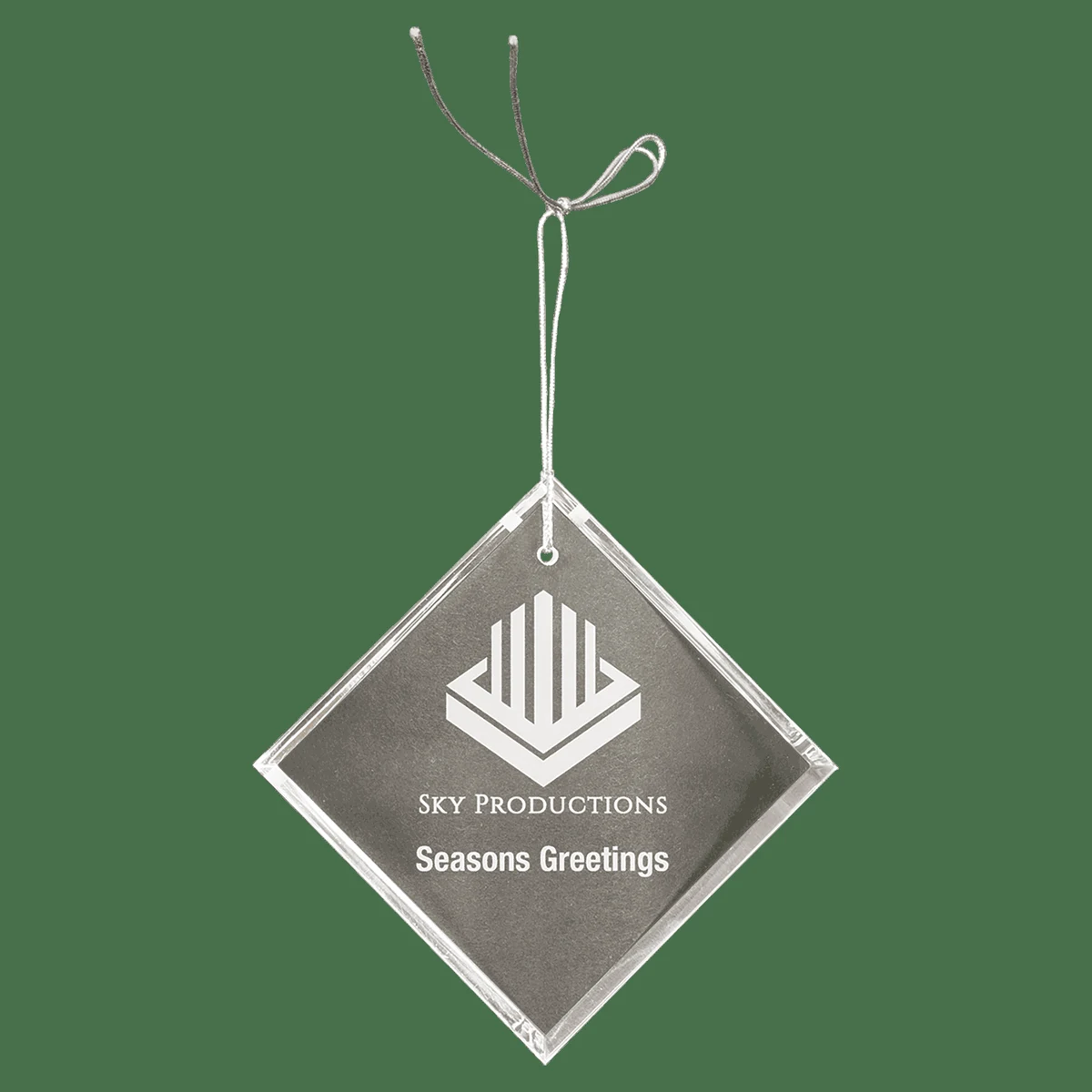 3" Crystal Diamond Ornament 1