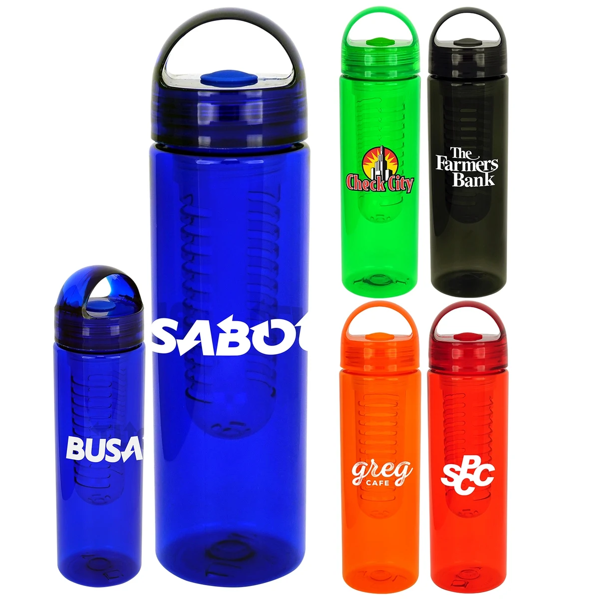 ARCH 24 OZ. COLORFUL BOTTLE WITH INFUSER 1