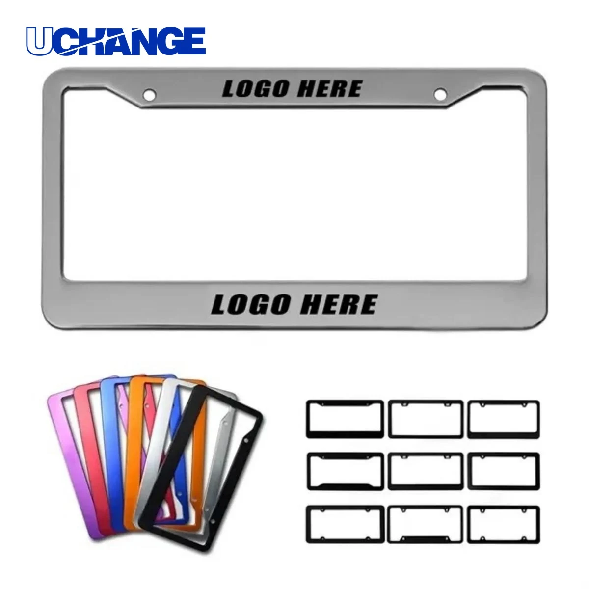 Colorful Metal License Plate Frame 1