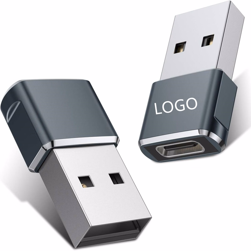 Pack 2 USB To Type C Converter Adapter