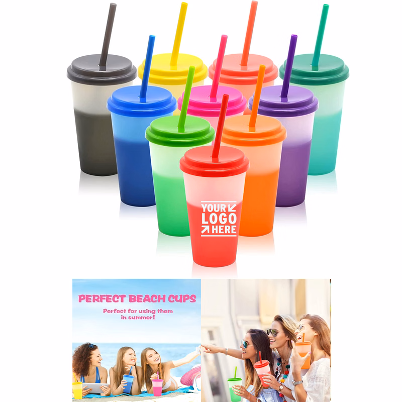 5 Pcs 12 oz Color Changing Cup