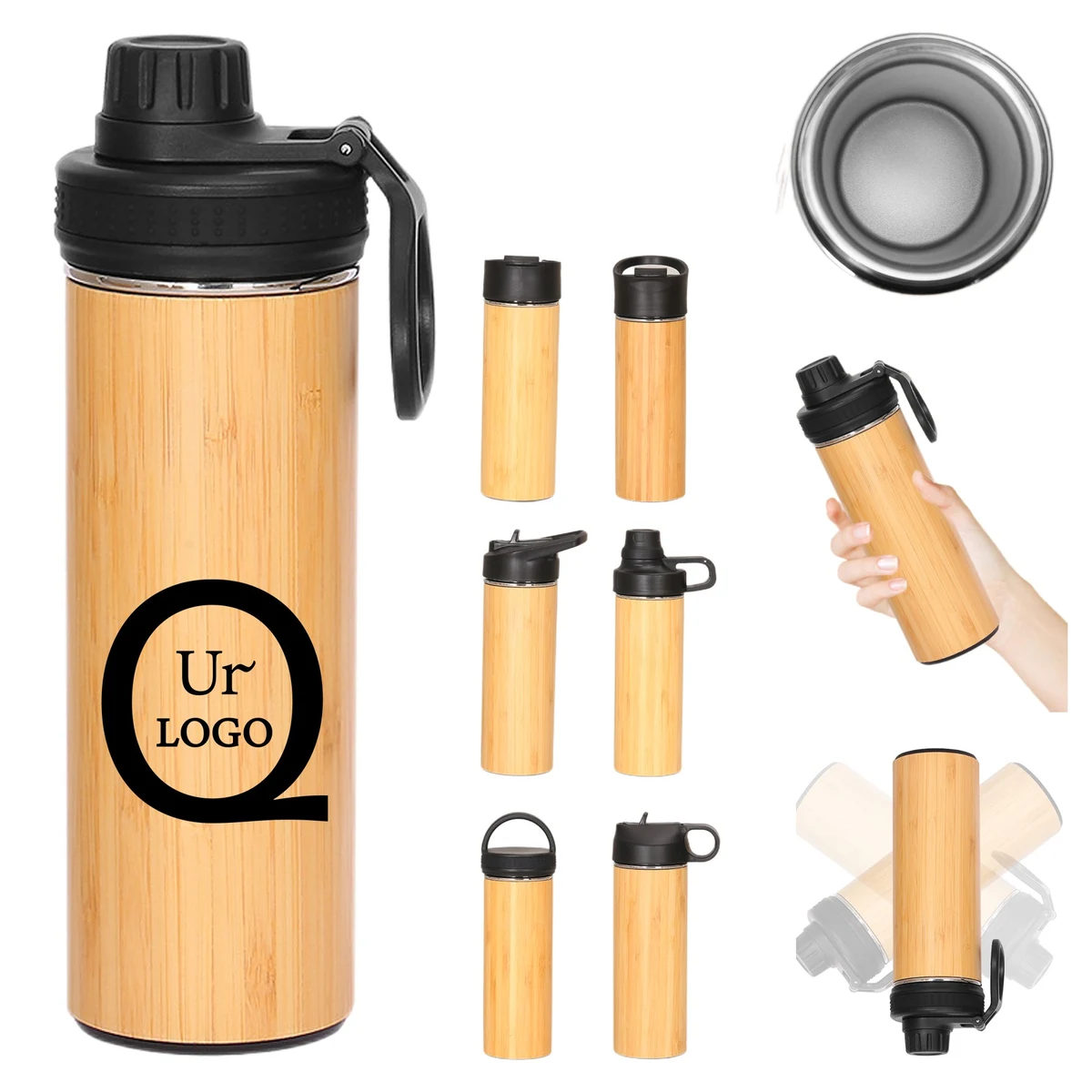 15 Oz Bamboo Insulation Cup 1