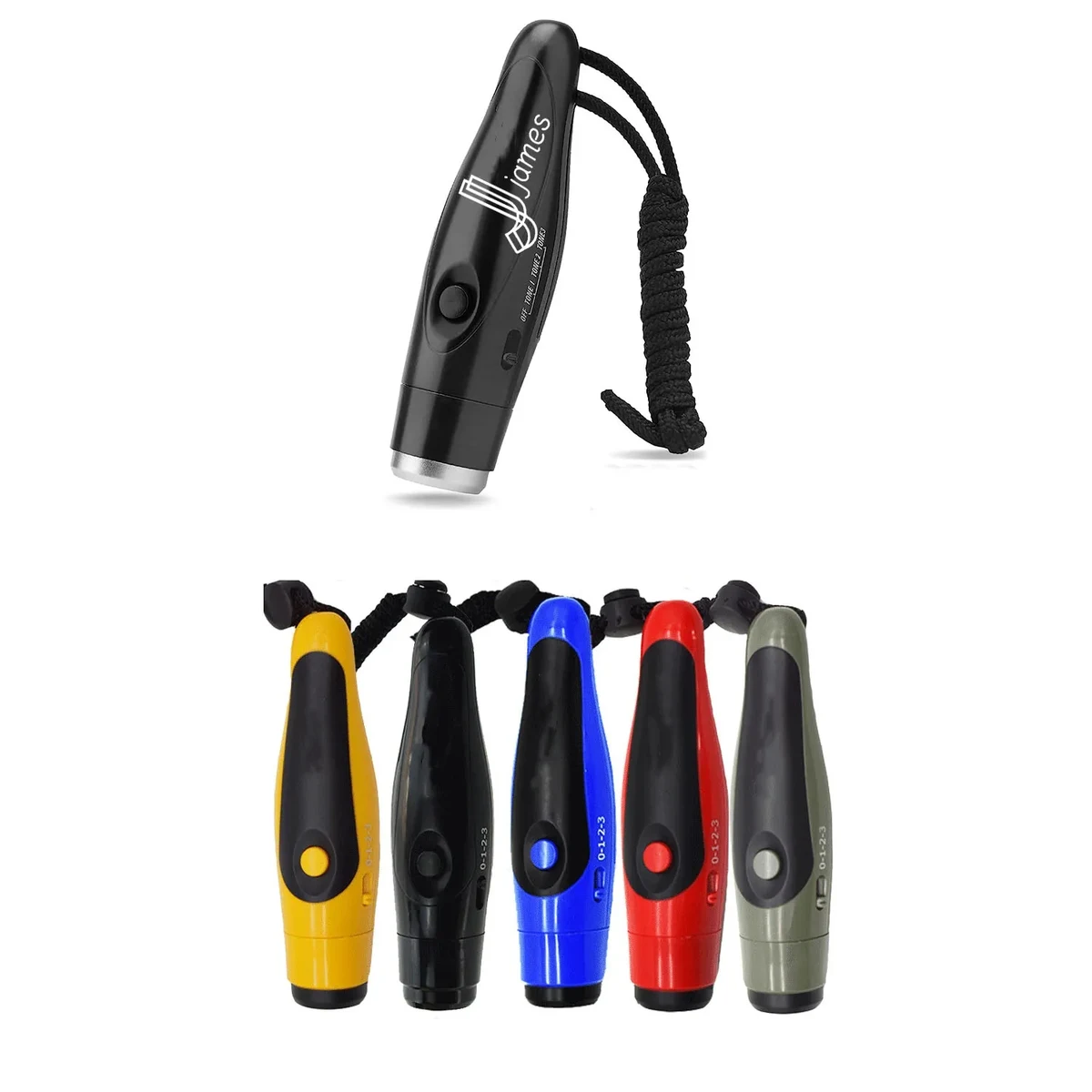 Rechargeable High-Decibel Tri-Tone Electronic Whistle 1