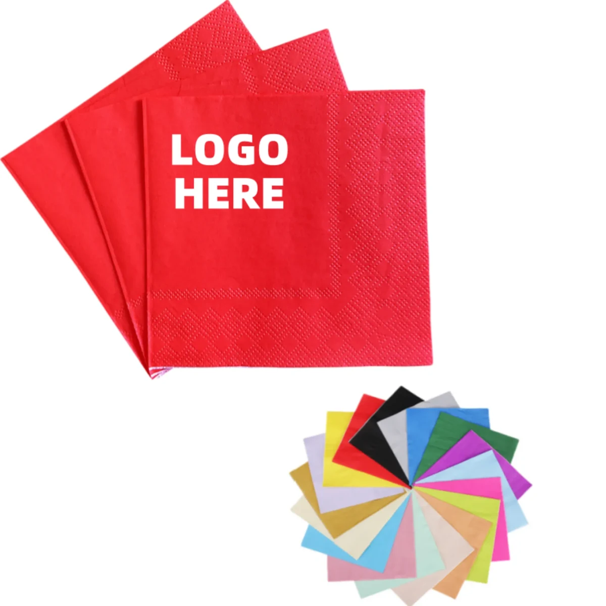 2 ply Full Bleed Custom Color Napkins 1