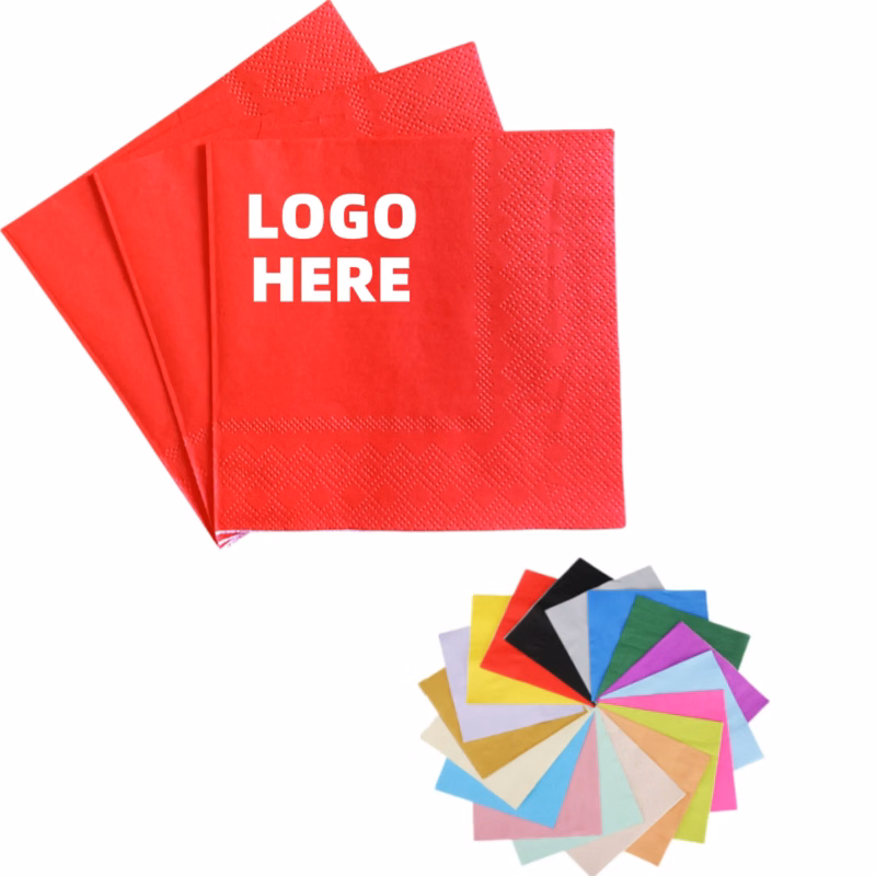 2 ply Full Bleed Custom Color Napkins