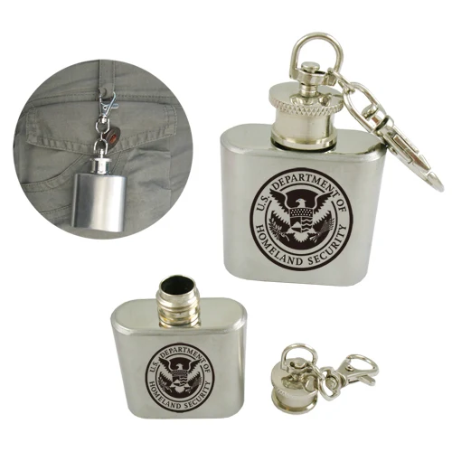 Stainless 1 oz Steel Flask(Close out) 1
