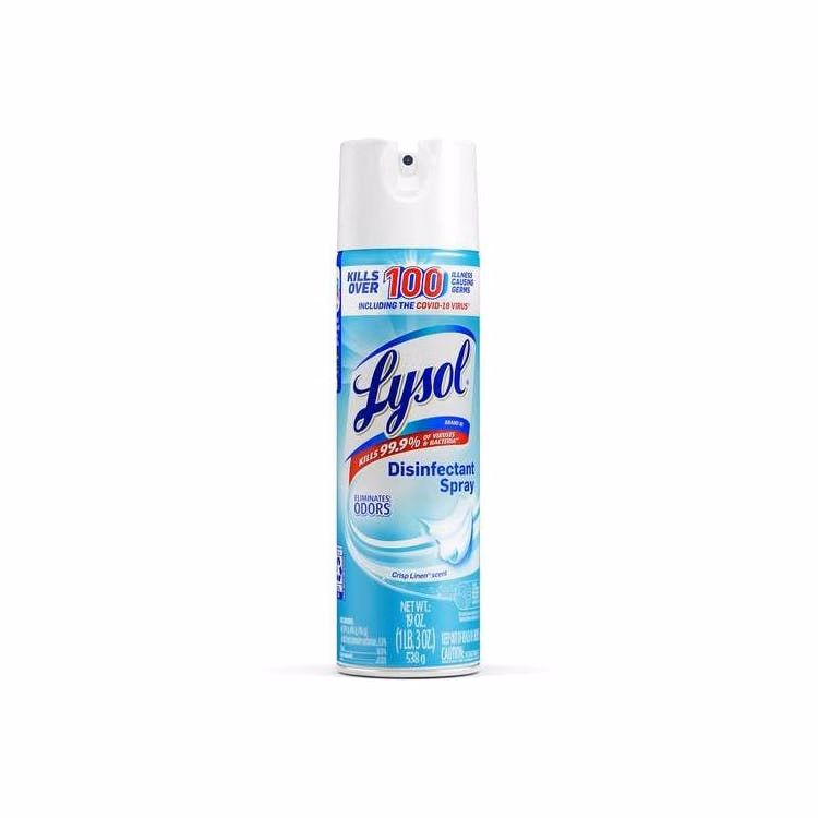 Lysol Disinfectant Spray - 12 Pack Crisp Linen