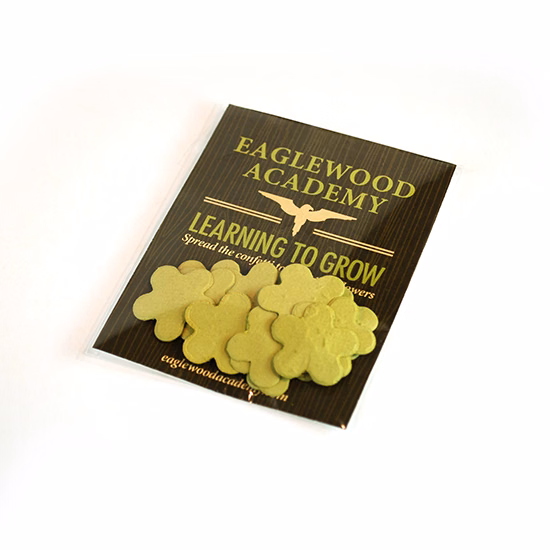 Single-Sided Small Flower Eco Confetti Packs