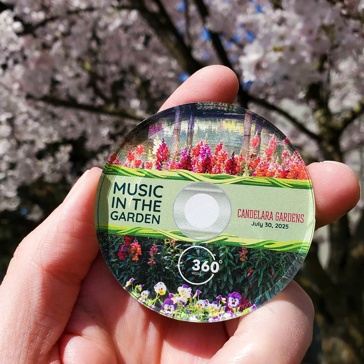 Replica CD / Compact Disc Acrylic Magnet 1