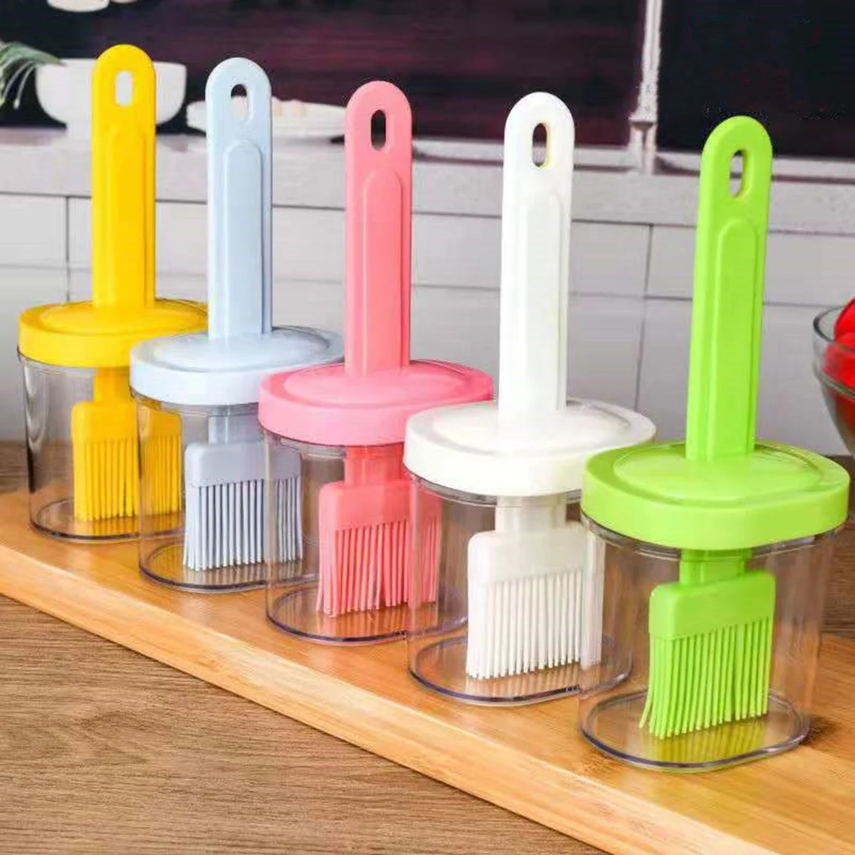 Kitchen Silicone Oil Brush Bottle 1