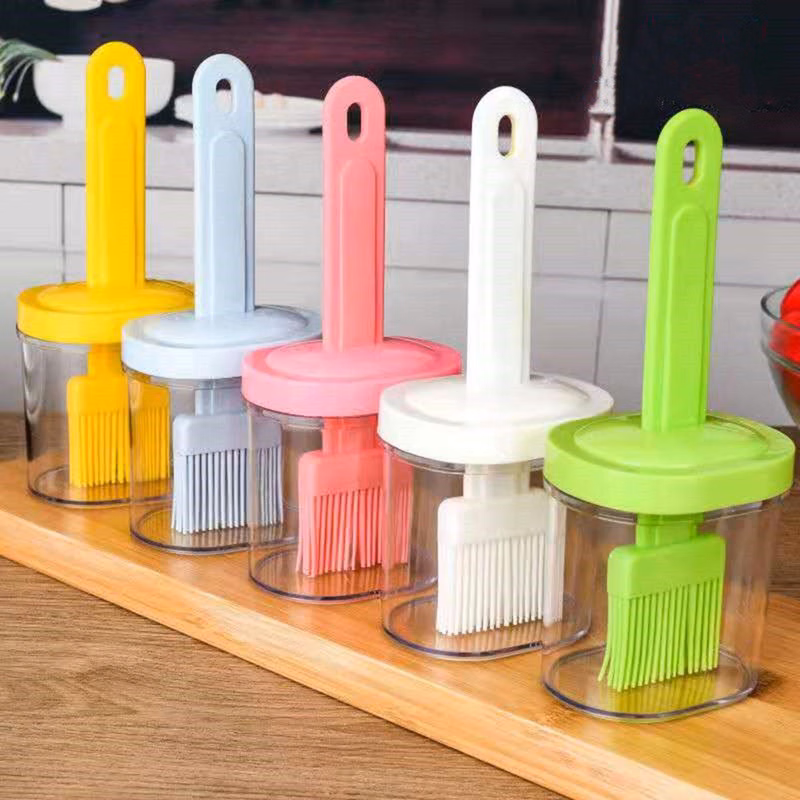 Kitchen Silicone Oil Brush Bottle
