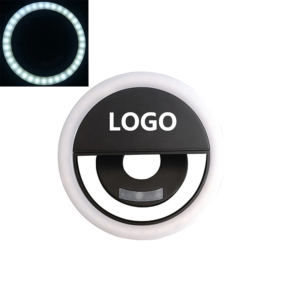 Selfie LED Ring Light Clip On Phone 1