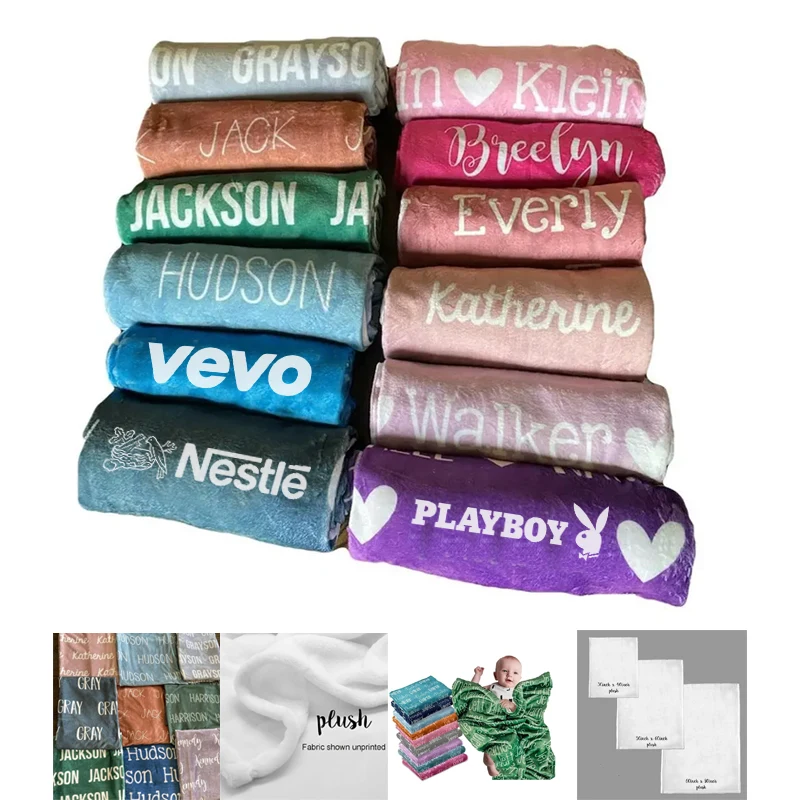 Cozy Cuddle Plush Personalized Blanket 1