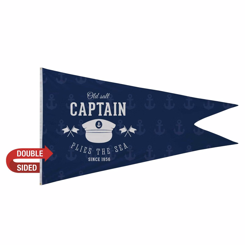 6' x 10' Polyester Burgee Flag Double-Sided