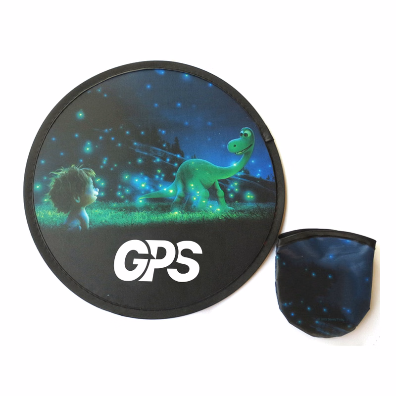 8" Folding Frisbees with pouch