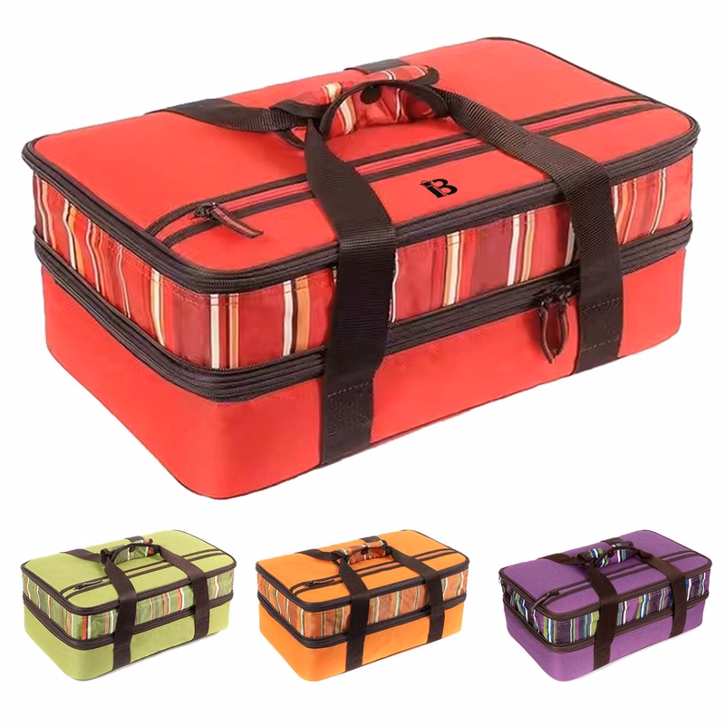 12.5L PE Double Insulated Casserole Carrier Bag