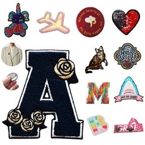 Embroidered Cloth Patch Brooch 1