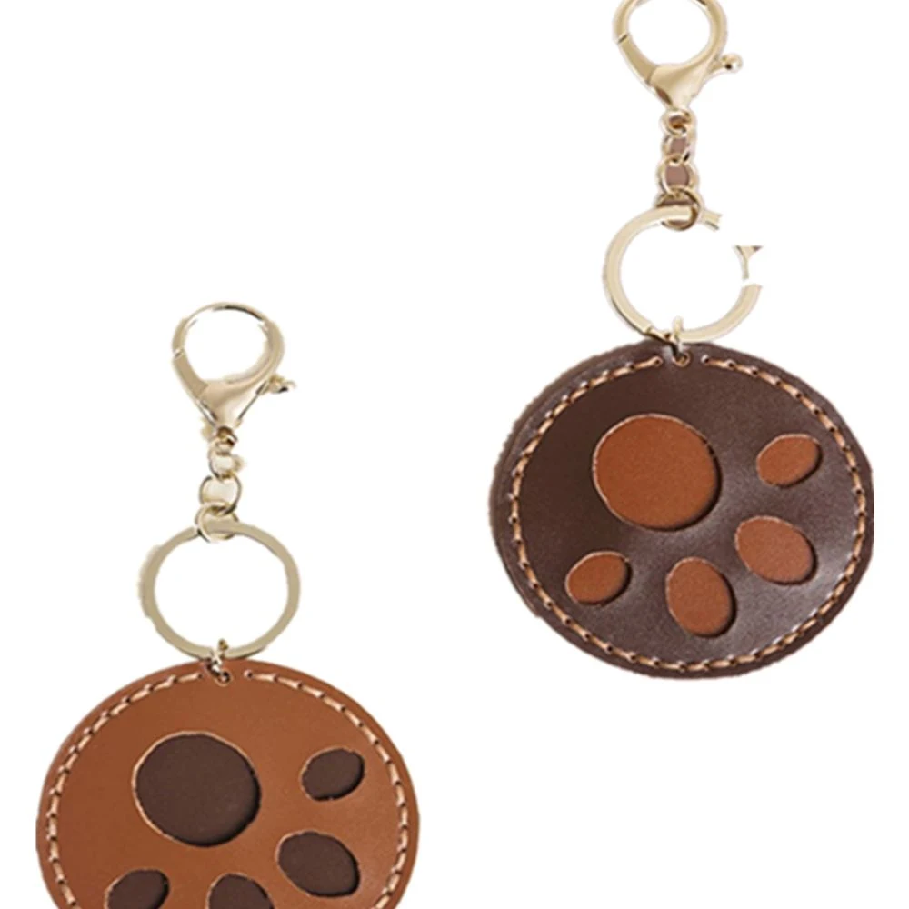 Cat Paw Leather Key Ring Key Chain 1