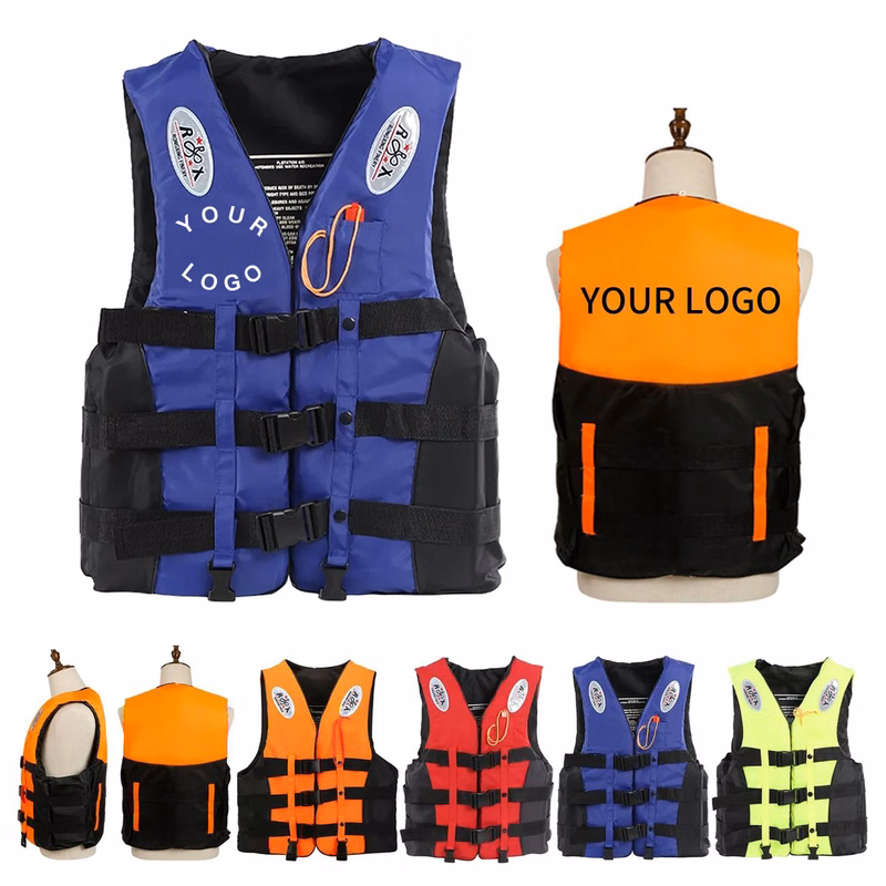 25 Inch Life Jacket with Buckle Straps for Secure Fit