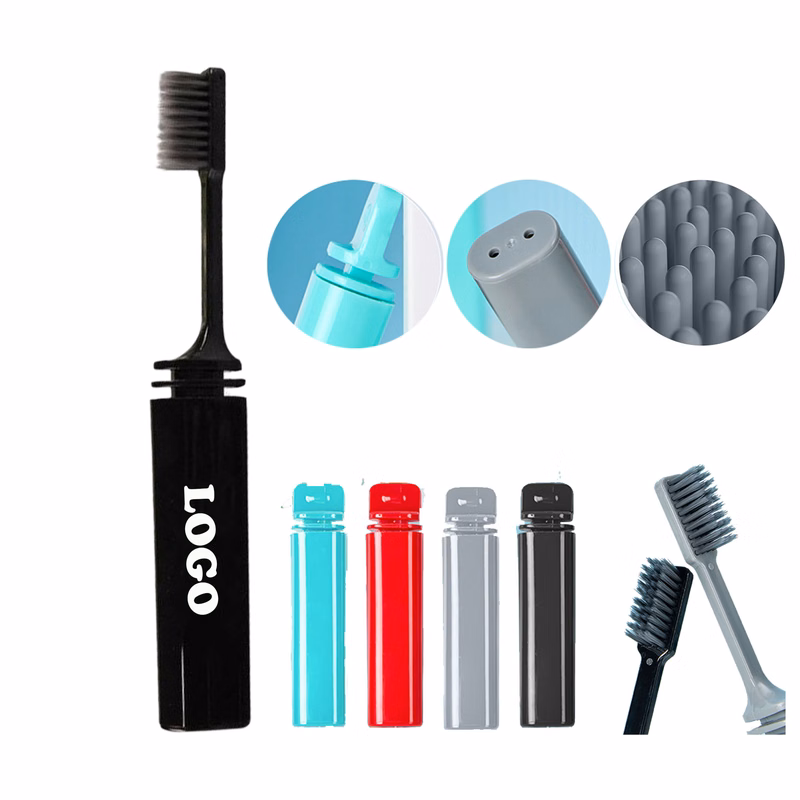 MOQ 50 pcs Folding Toothbrush