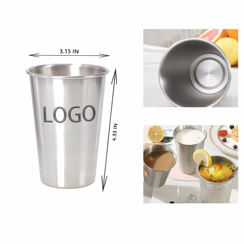 MOQ 10 PCS Spacious 12 OZ Stainless Steel Cup