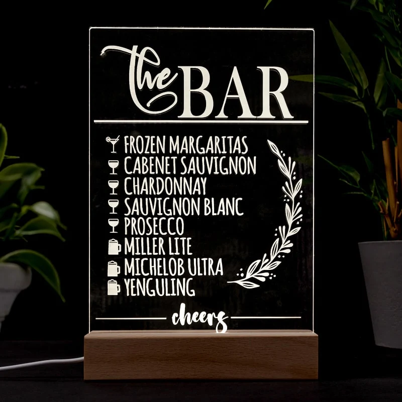 Custom LED Acrylic Light Stands 1