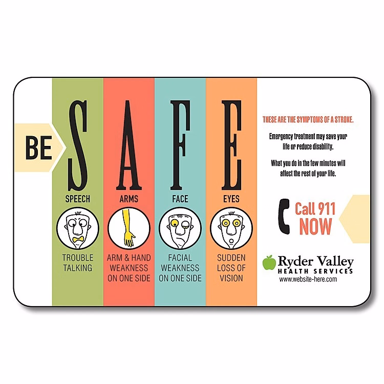 Laminated Card (12 Out) - 14 pt.
