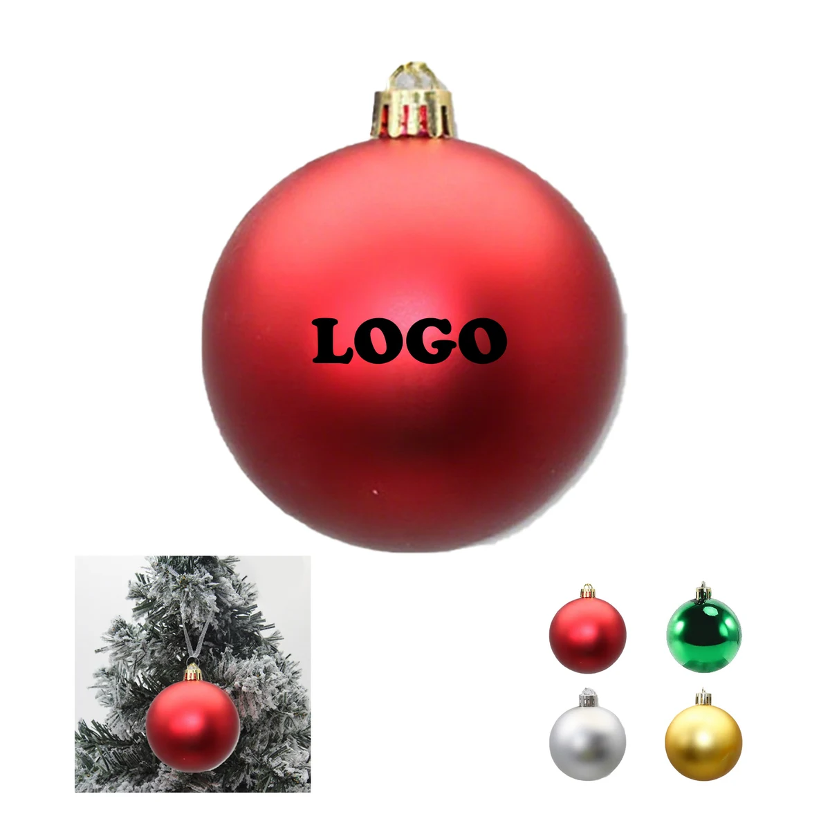 MOQ 20 pcs Branded Christmas Tree Balls 1