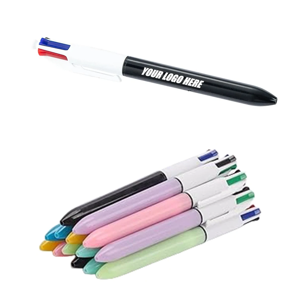 MOQ25 Retractable Colored Pen 1