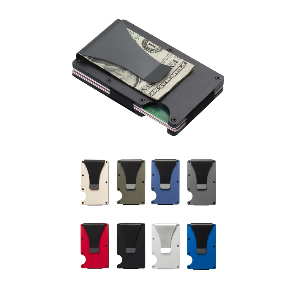 Minimalist Aluminum Metal Wallet 1
