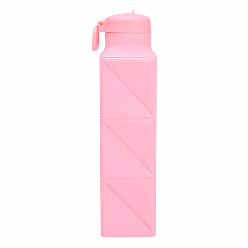 22Oz Outdoor Portable Silicone Folding Sports Bottle