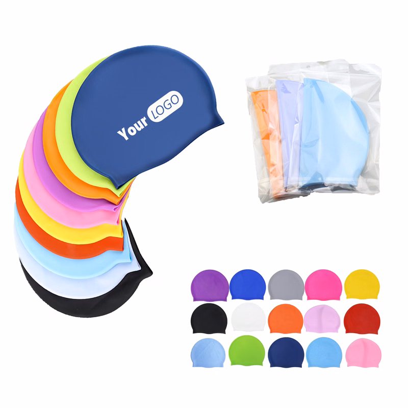 Soft Silicone Swim Cap MOQ 50