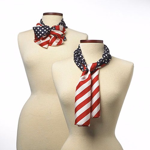 The Flag Patriotic Scarf - 8"x45"