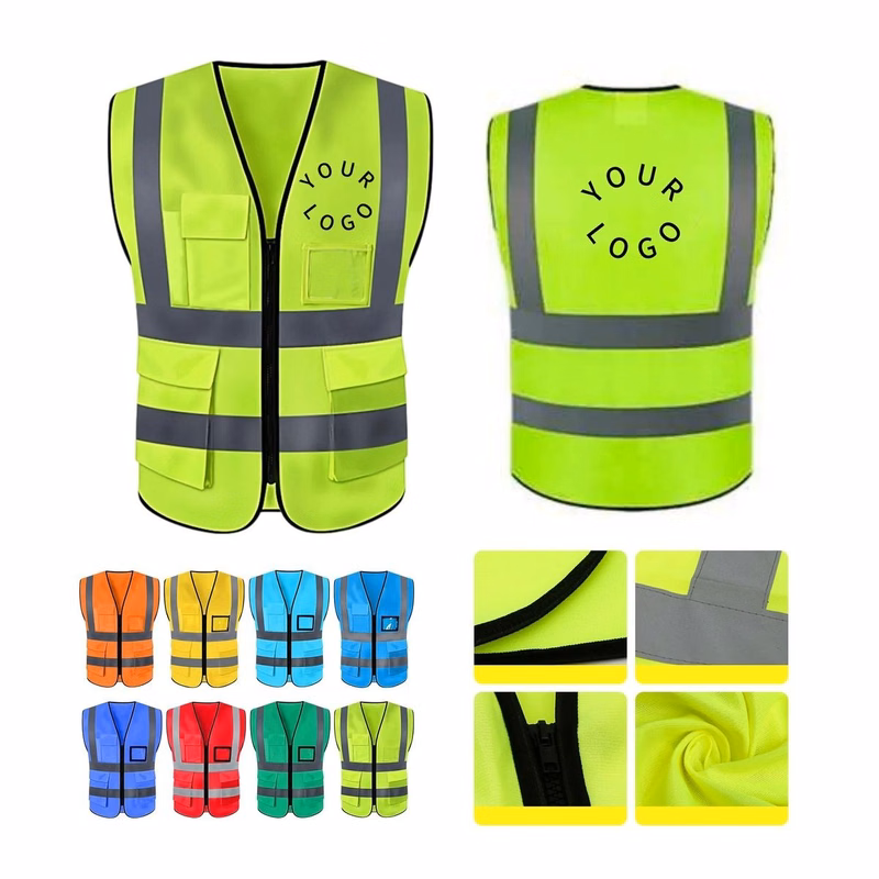 Multi Pocket Work Vest for Construction and Projects