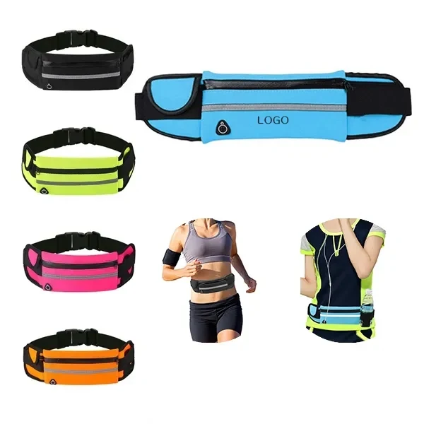 Sports Waist Bag with Hydration Bottle Holder 1
