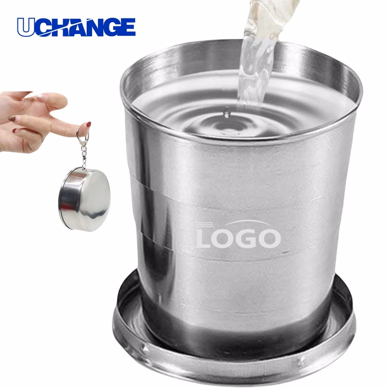 9oz Collapsible Stainless Steel Travel Mug