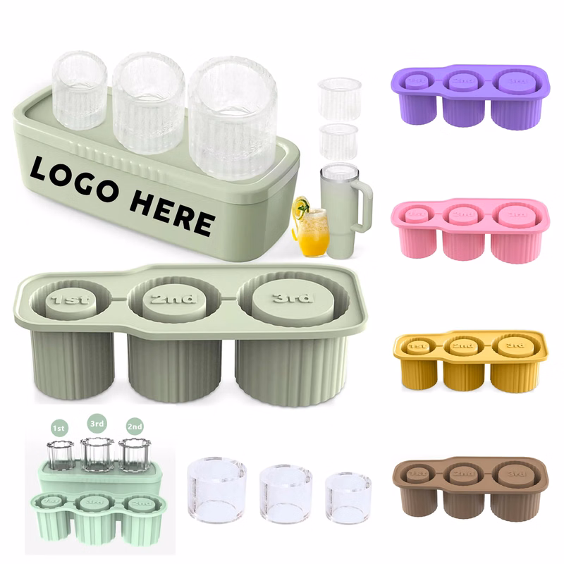 Silicone Ice Cube with Lid for Stanley Cups