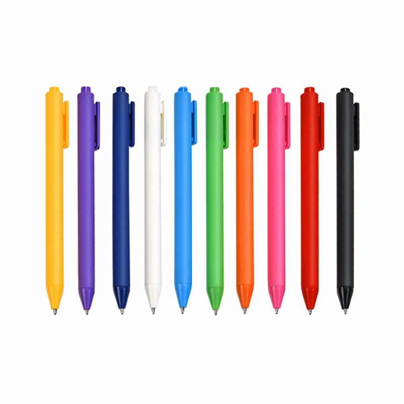 ABS Plastic 0.5mm Black Ink Ballpoint Pen