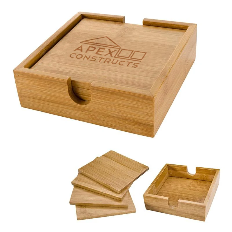 Bamboo Coaster Set 1