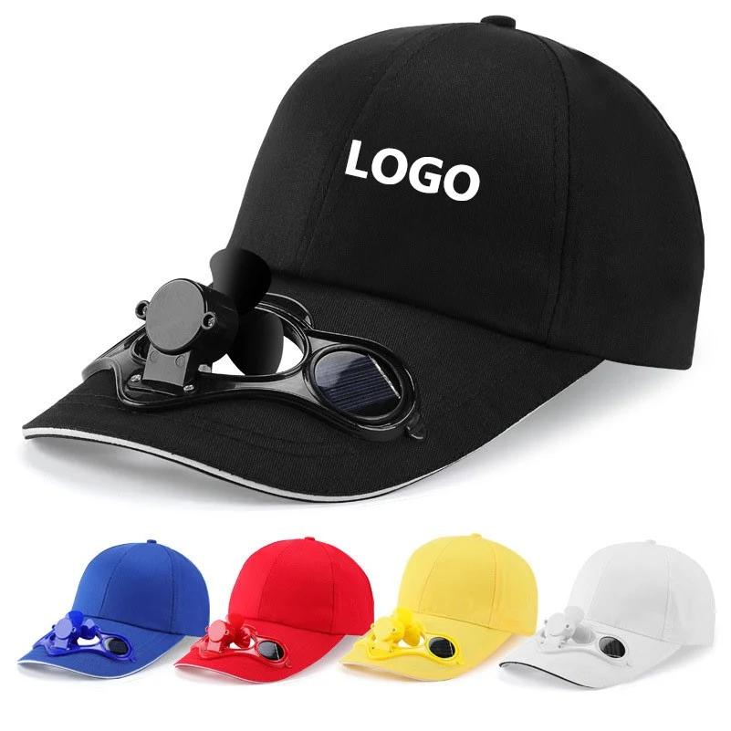 Solar Power Fan Cap Unisex Outdoor Fishing Baseball Cap 1