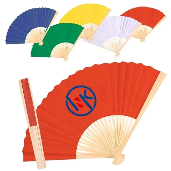 Handle Folding Fan 1
