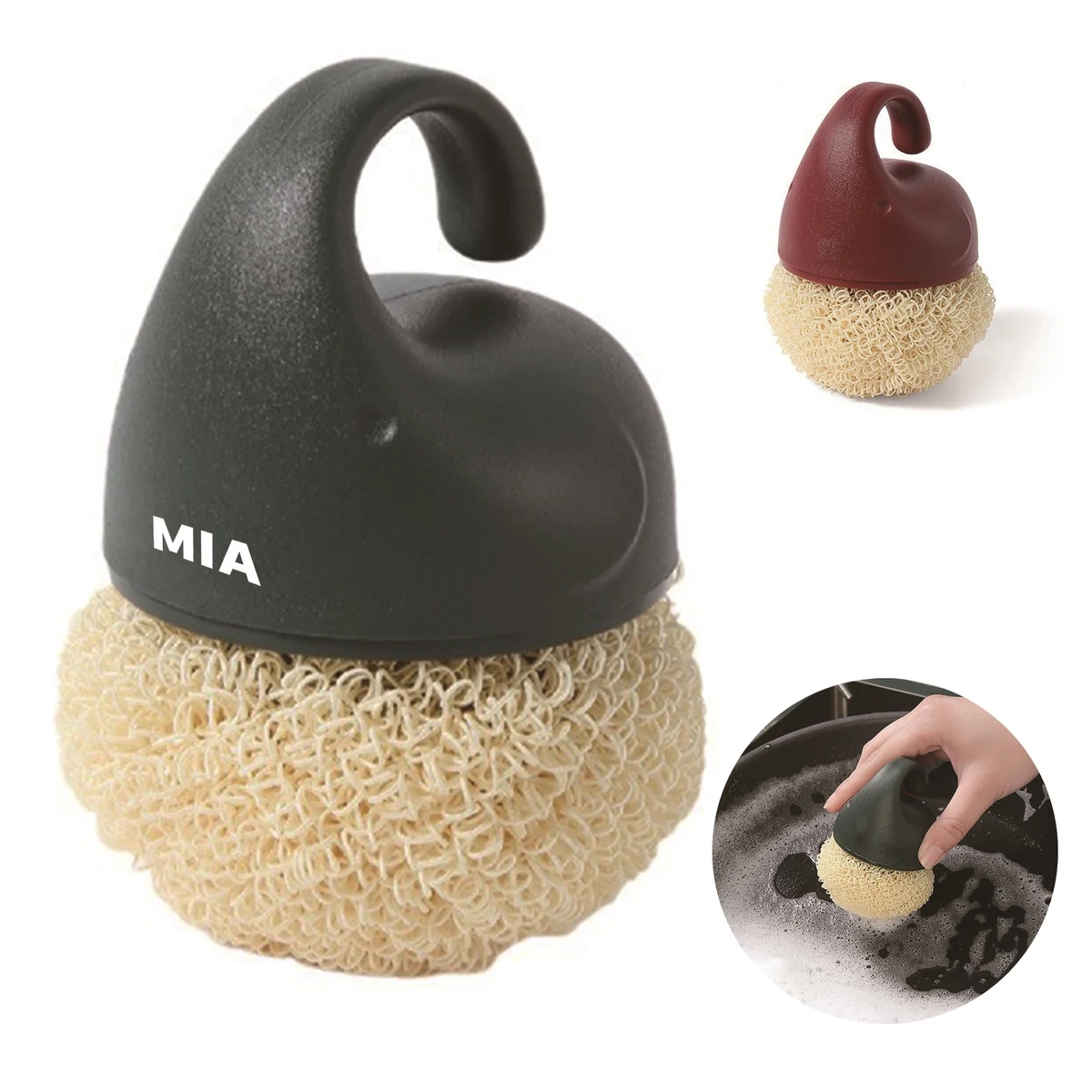 Short Handle Pot Dishwashing Brush 1