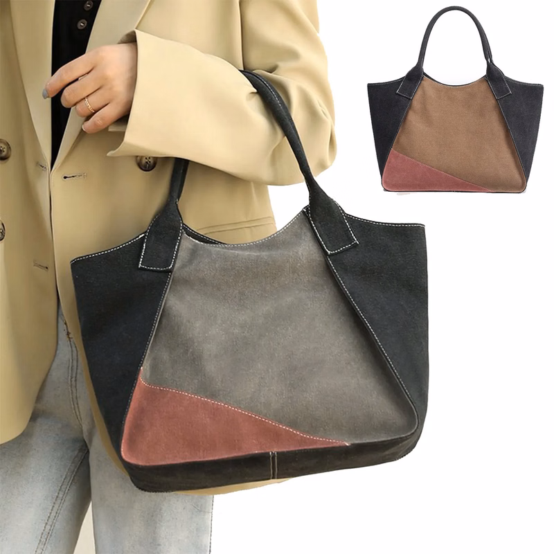 Women Canvas Shoulder Tote Bag