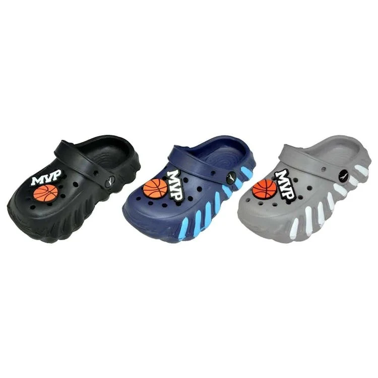 Sports Boys' Clogs - Assorted Size 11/12 - 4 Age 4-8 Years 1