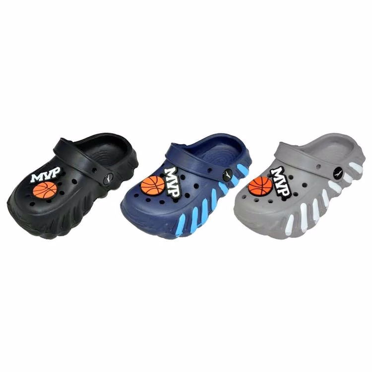 Sports Boys' Clogs - Assorted Size 11/12 - 4 Age 4-8 Years