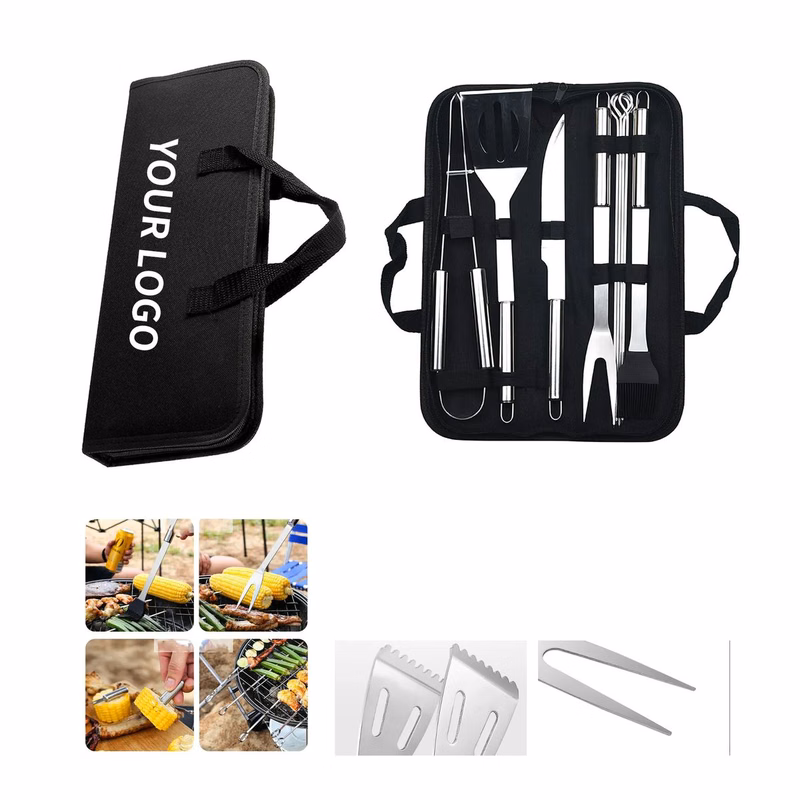 Durable BBQ Utensil Set for Camping and Backyard Cooking
