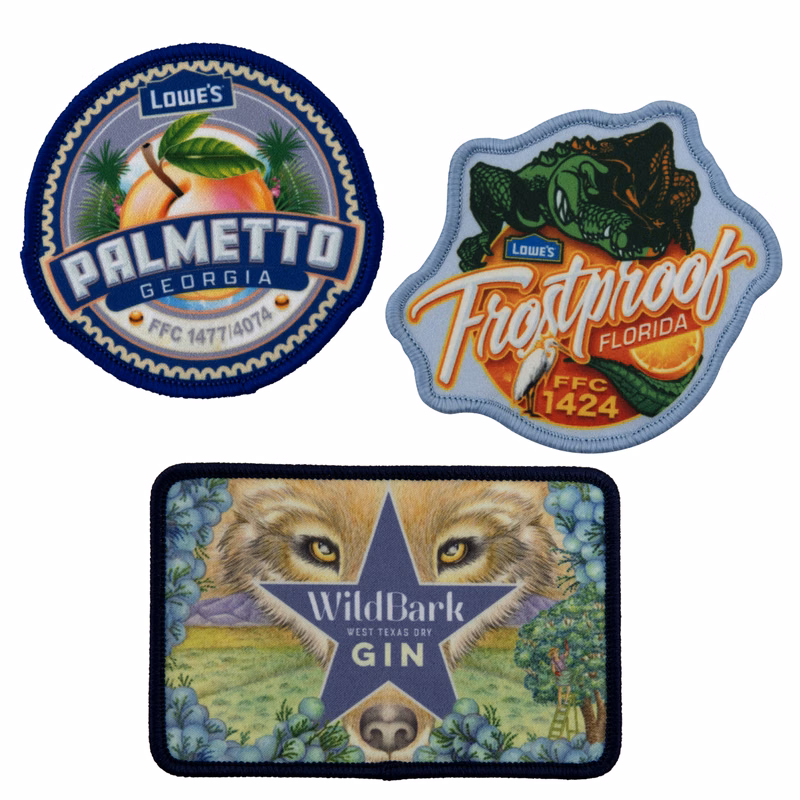 6" Dye Sublimated Patch