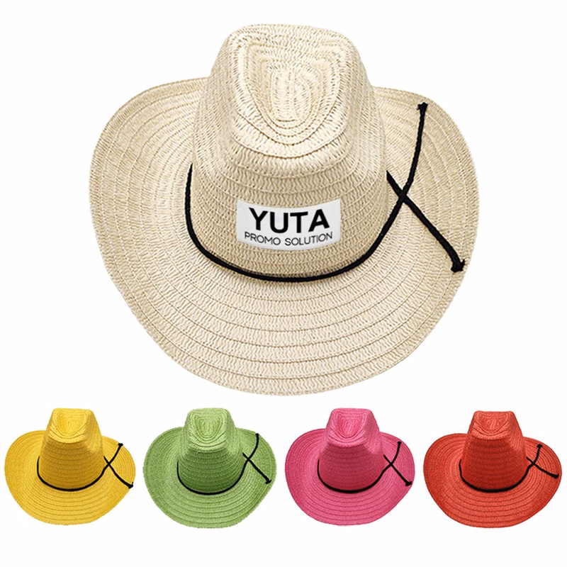 Unisex Straw Cowboy Hat